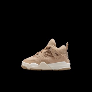 Jordan 4 Retro schoenen voor baby's/peuters - Bruin