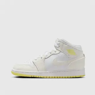 Jordan Air Jordan 1 Mid (GS) Wit