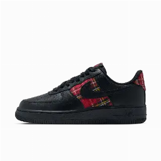 Nike Air Force 1 '07 'Plaid' damesschoenen - Zwart