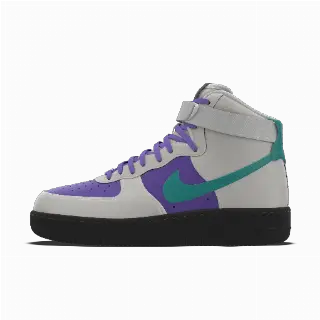 Nike Air Force 1 High By You Custom herenschoenen - Paars