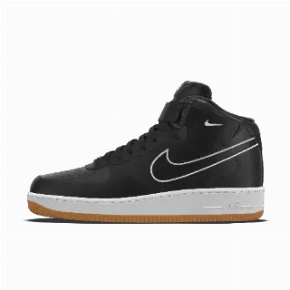 Nike Air Force 1 Mid By You Custom damesschoenen - Zwart