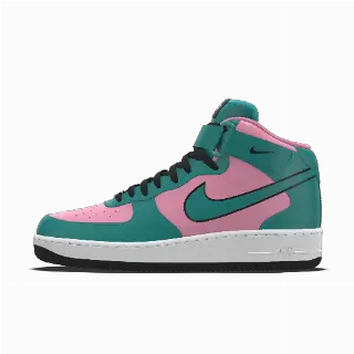 Nike Air Force 1 Mid By You Custom herenschoenen - Groen