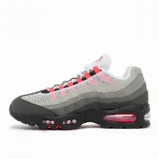 Nike Air Max 95 Big Bubble "Solar Red" Sneaker Men Grey 