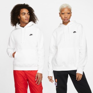Nike Club Fleece Hoodie - Wit