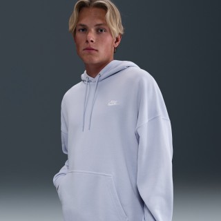 Nike Club Fleece oversized hoodie van sweatstof voor heren - Grijs