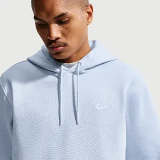 Nike Club fleecehoodie voor heren - Blauw