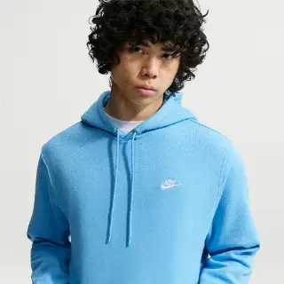 Nike Club fleecehoodie voor heren - Blauw