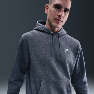 Nike Club fleecehoodie voor heren - Grijs