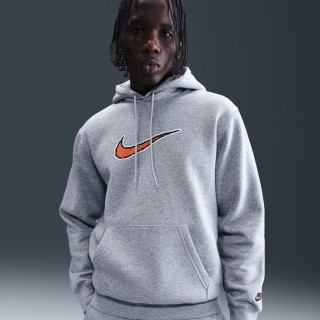 Nike Club fleecehoodie voor heren - Grijs
