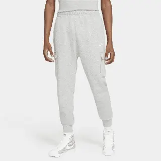 Nike Club French Terry Cargobroek voor heren - Grijs