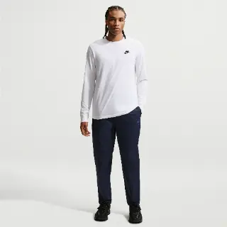 Nike Club geweven toelopende herenbroek - Blauw