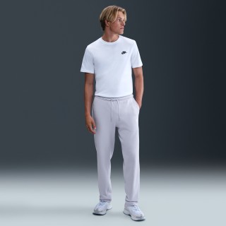 Nike Club herenbroek van sweatstof met open zoom - Grijs