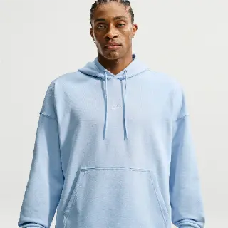 Nike Club oversized hoodie van sweatstof voor heren - Blauw