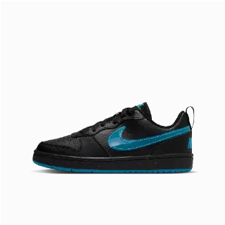 Nike Court Borough Low Kinderschoenen - Zwart