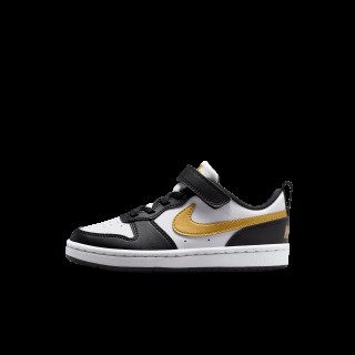 Nike Court Borough Low Recraft kleuterschoenen - Zwart