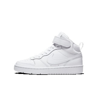 Nike Court Borough Mid 2 Kinderschoenen - Wit