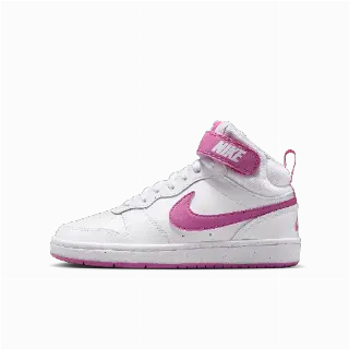 Nike Court Borough Mid 2 Kinderschoenen - Wit