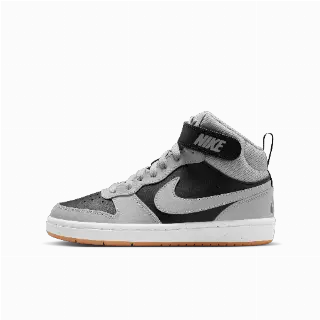 Nike Court Borough Mid 2 Kinderschoenen - Zwart