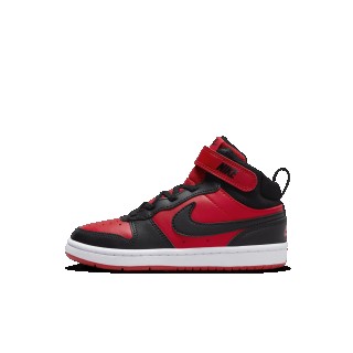 Nike Court Borough Mid 2 Kleuterschoenen - Rood