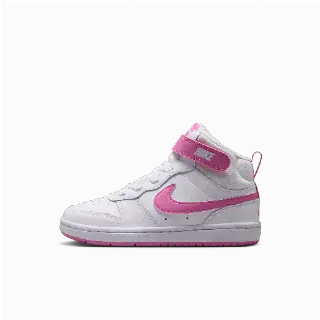 Nike Court Borough Mid 2 Kleuterschoenen - Wit