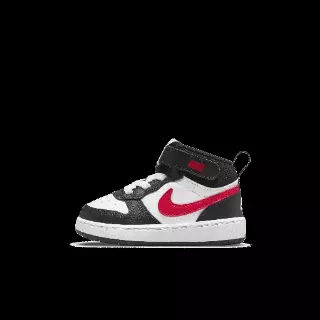 Nike Court Borough Mid 2 Peuterschoenen - Wit