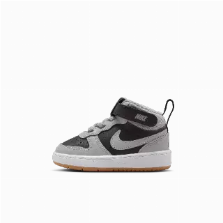 Nike Court Borough Mid 2 schoenen voor baby's/peuters - Zwart