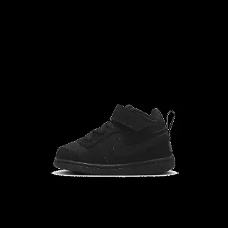 Nike Court Borough Mid Schoenen voor baby's/peuters - Zwart