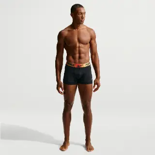 Nike Dri-FIT Essential Micro onderbroeken voor heren (3 stuks) - Oranje