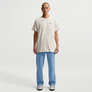 Nike fleece herenbroek met open zoom - Blauw