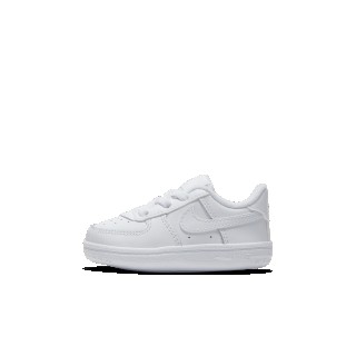 Nike Force 1 Crib Bootie voor baby's - Wit