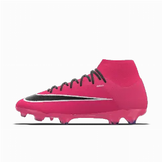 Nike Mercurial Superfly 11 Academy By You customized high-top voetbalschoenen (stevige ondergrond) - Roze