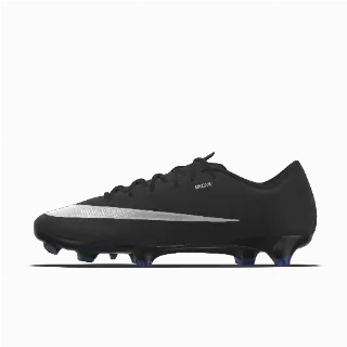 Nike Mercurial Vapor 17 Academy By You custom low-top voetbalschoenen (stevige ondergrond) - Zwart