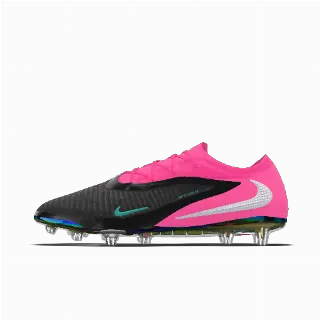 Nike Phantom 6 Low Elite By You custom voetbalschoenen (stevige ondergrond) - Zwart