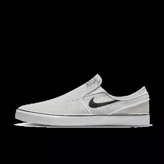 Nike SB Janoski+ Slip skateschoenen - Wit