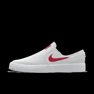 Nike SB Zoom Janoski Slip By You custom skateschoenen voor heren - Wit