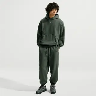 Nike Solo Fleece herenbroek met boorden - Groen