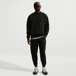 Nike Solo Fleece herenjoggingbroek - Zwart
