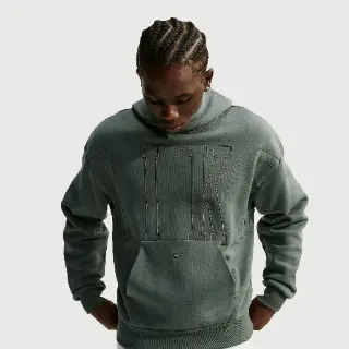 Nike Solo Fleece ruimvallende herenhoodie - Groen