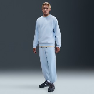 Nike Solo Swoosh fleecebroek met boorden voor heren - Blauw