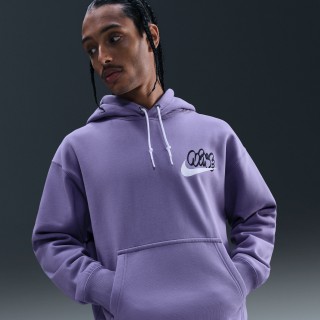 Nike Solo Swoosh Fleecehoodie voor heren - Paars