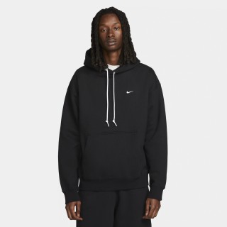 Nike Solo Swoosh Fleecehoodie voor heren - Zwart
