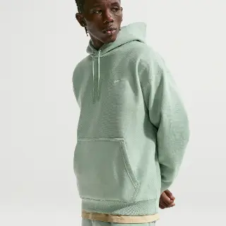 Nike Solo Swoosh hoodie voor heren - Groen