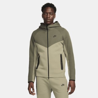 Nike Sportswear Tech Fleece Windrunner Hoodie met rits voor heren - Bruin