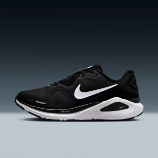 Nike Structure 26 hardloopschoenen voor dames (extra breed, straat) - Zwart