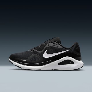 Nike Structure 26 hardloopschoenen voor heren (extra breed, straat) - Zwart