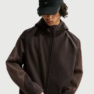 Nike Tech Boreas Therma-FIT hoodie met rits over de hele lengte voor heren - Bruin