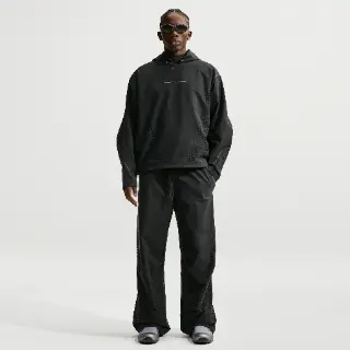 Nike Tech Dri-FIT Shori knit herenbroek met open zoom - Zwart