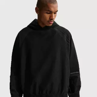 Nike Tech Dri-FIT Shori knit utility hoodie voor heren - Zwart