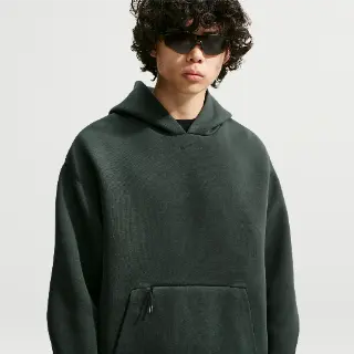 Nike Tech fleecehoodie voor heren - Groen