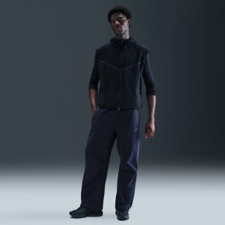 Nike Tech geweven oversized herenbroek - Blauw